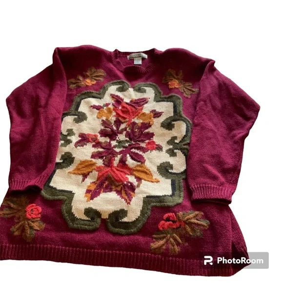 SK & Company Vintage Size Medium Knit Sweater - Picture 7 of 12